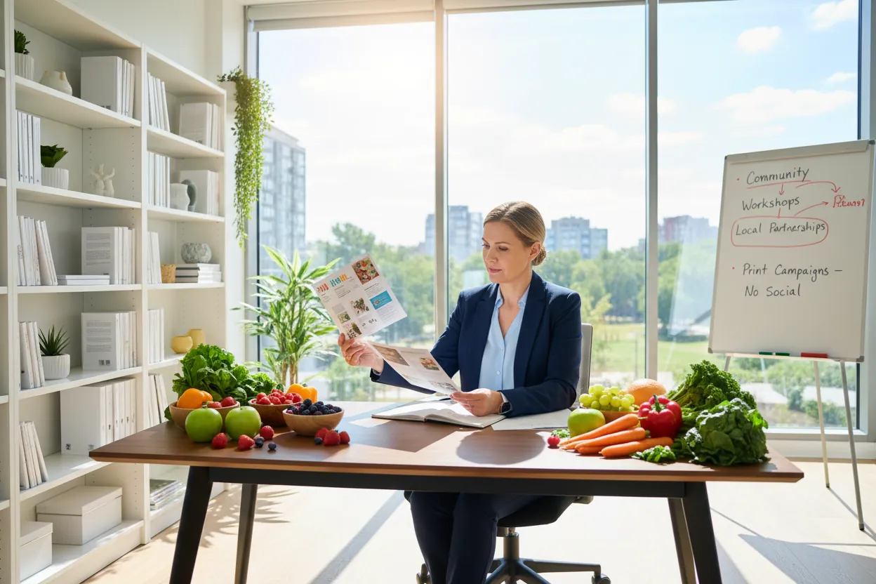 marketing nutrizionista senza social